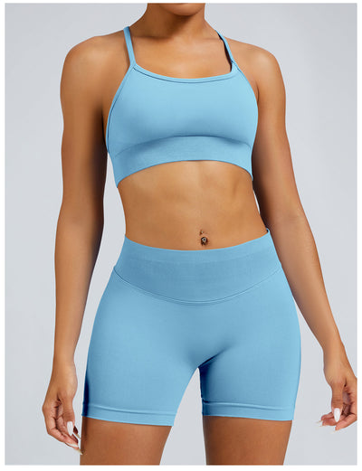 Ribbed Seamless Short Set - View 6