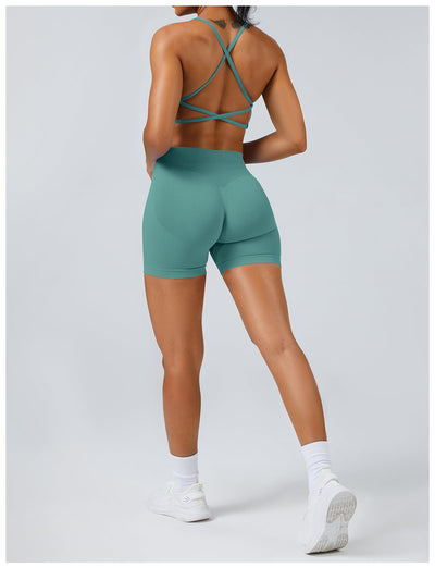 Ribbed Seamless Short Set - View 8