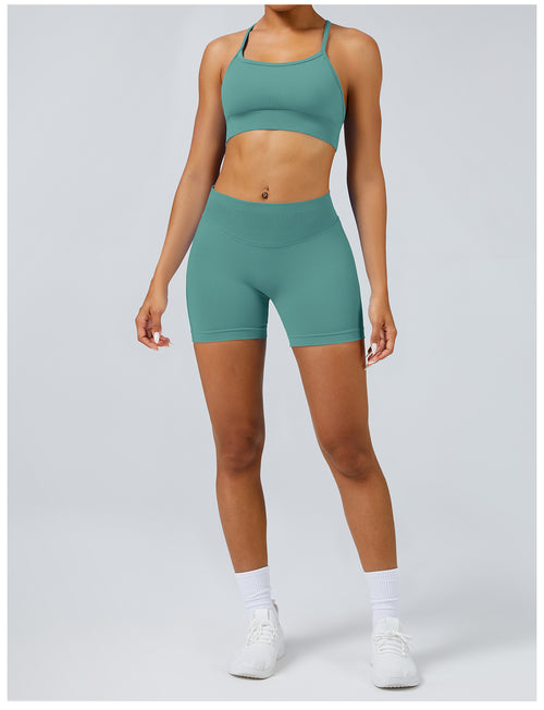 Ribbed Seamless Short Set - View 9