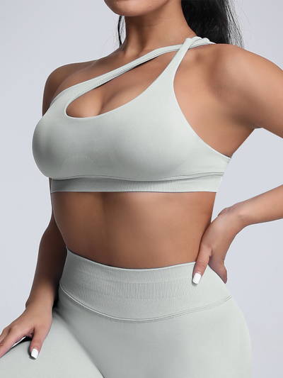 Unique Cutout Active Bra - View 9