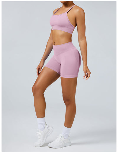 Ribbed Seamless Short Set - View 12