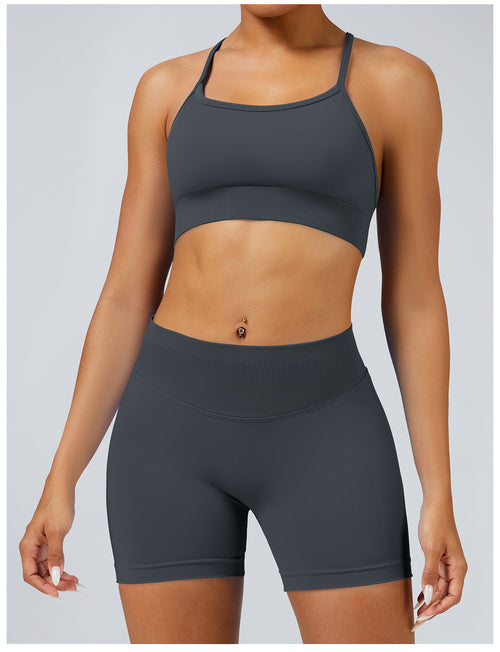 Ribbed Seamless Short Set - View 24