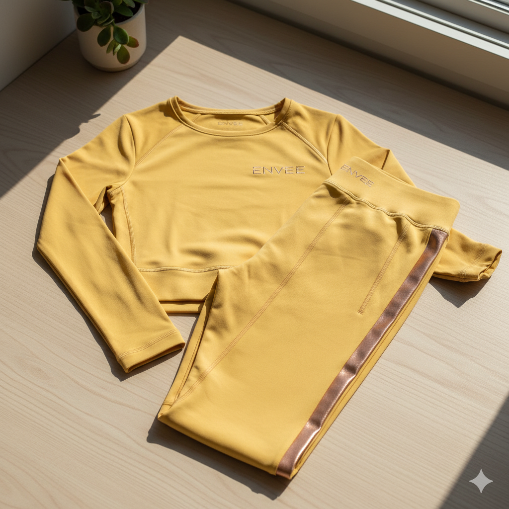 Folded activewear set